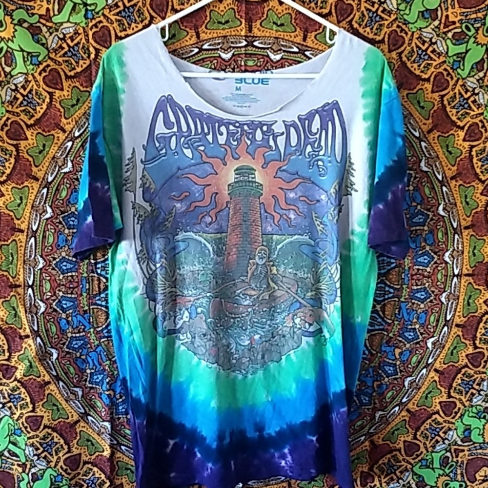 Liquid Blue M Grateful Dead Watchtower Tie Dye SS